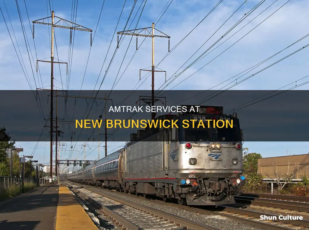 which amtrak lines serve the new brunswick station