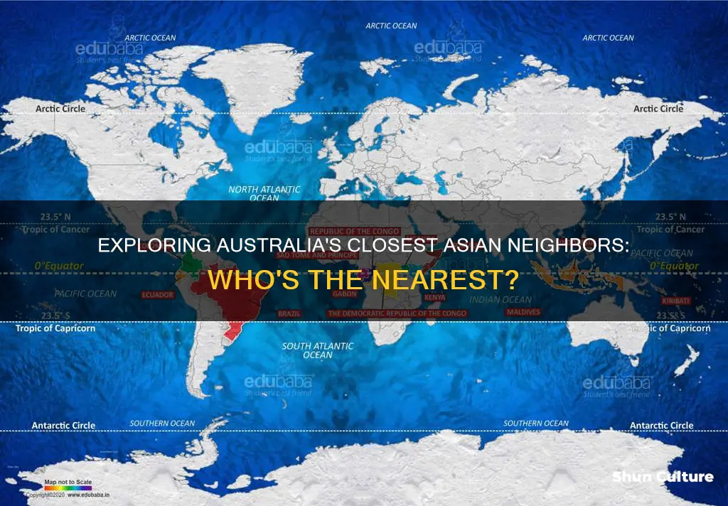 which asian country is closest to australia
