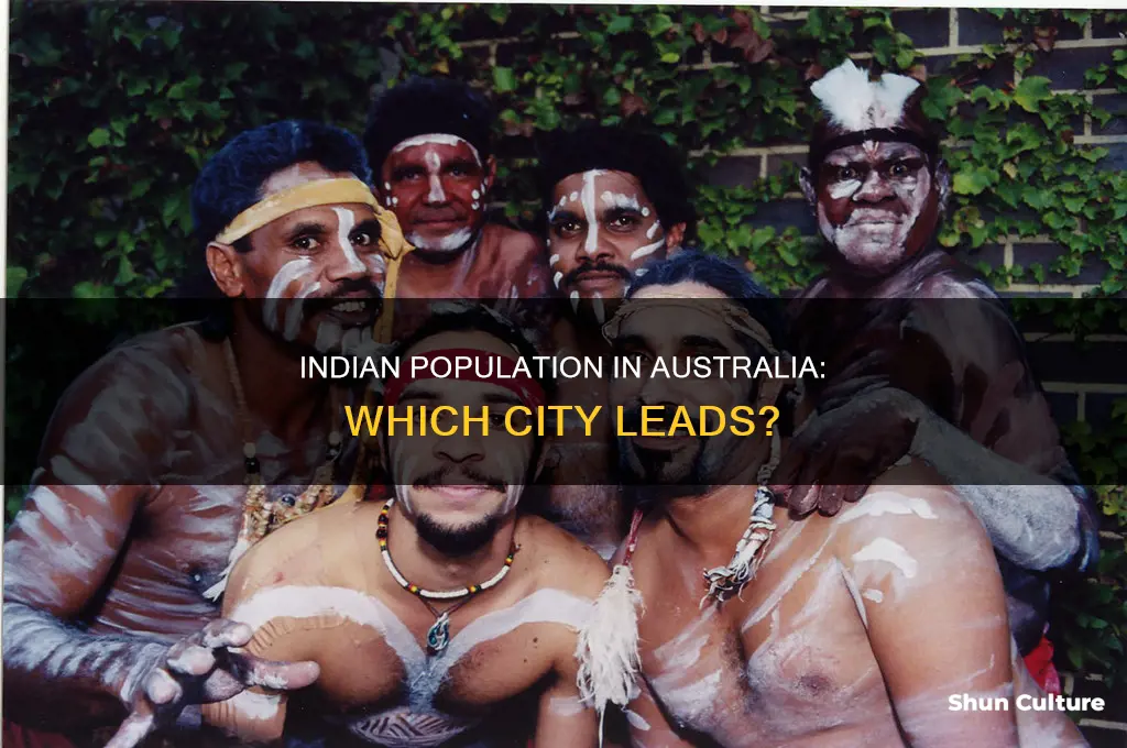 which australian city has most indian population