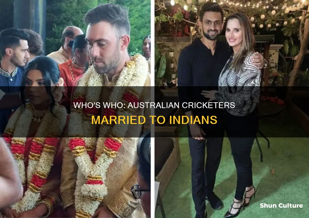 which australian cricketer married to indian