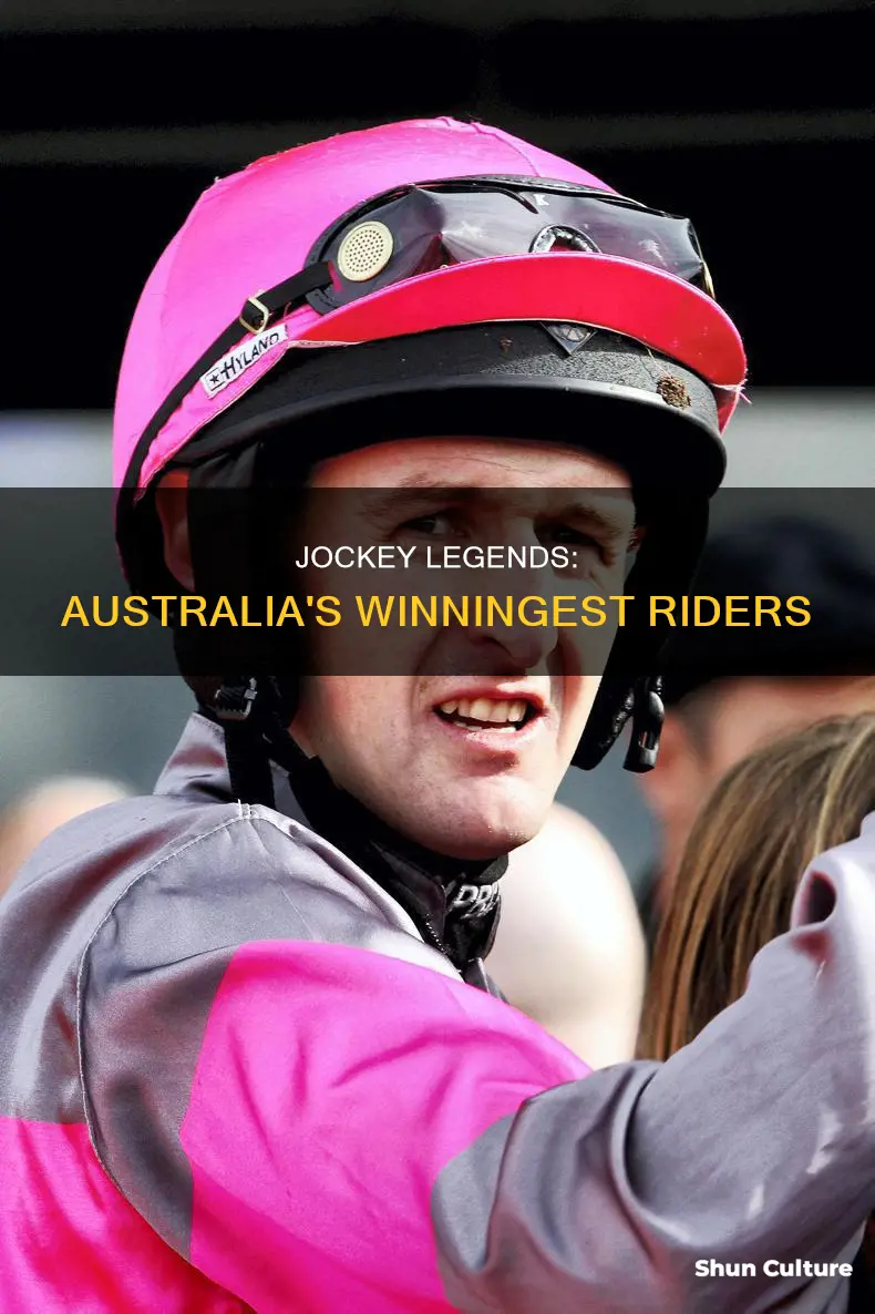 which australian jockey has won the most races