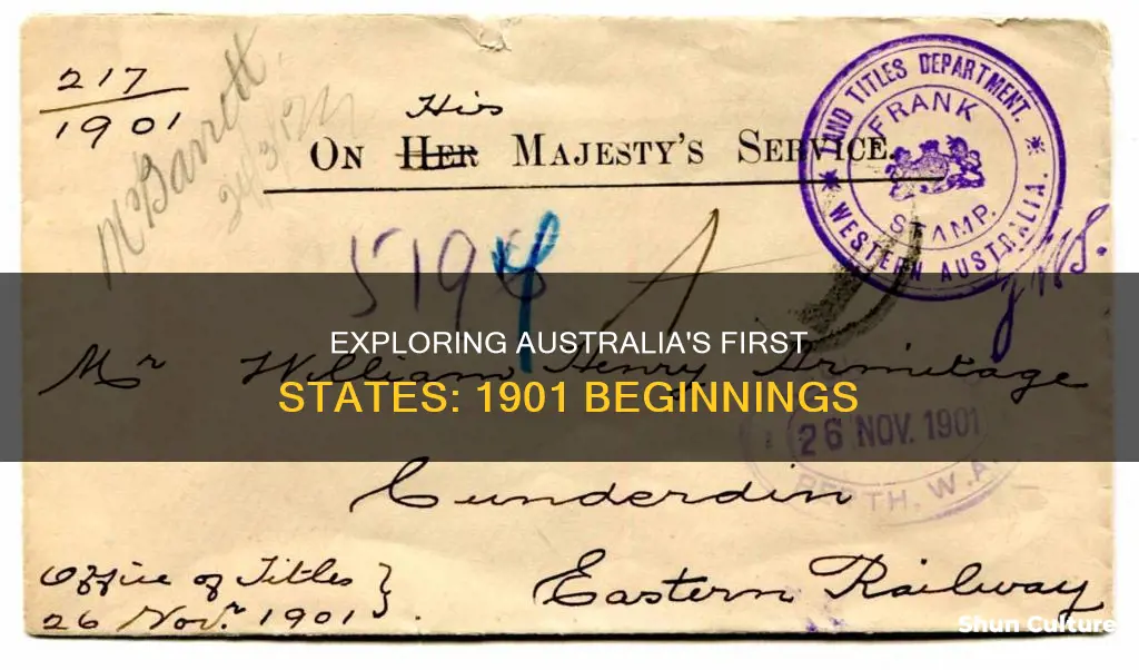 which australian state became a state in 1901