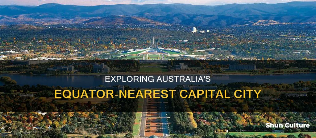 which australian state capital city is closest to the equator