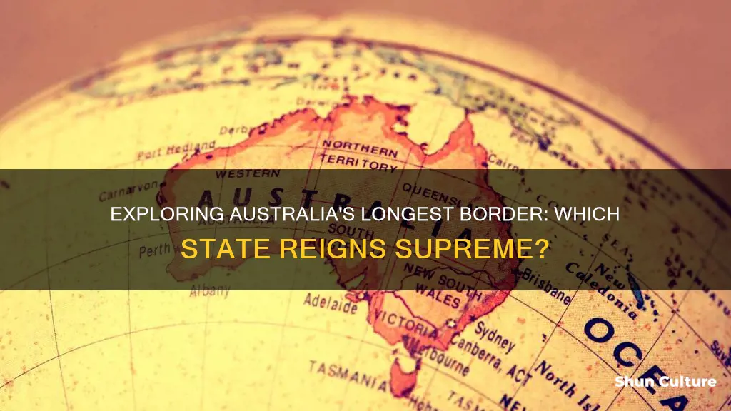 which australian state has the longest border