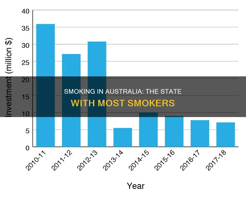 which australian state has the most smokers