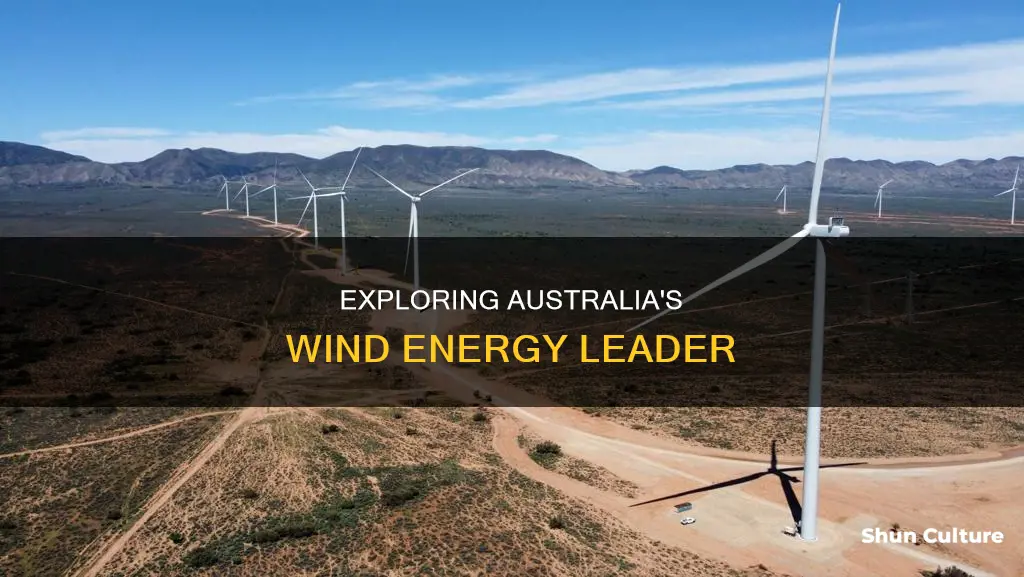 which australian state has the most wind turbines
