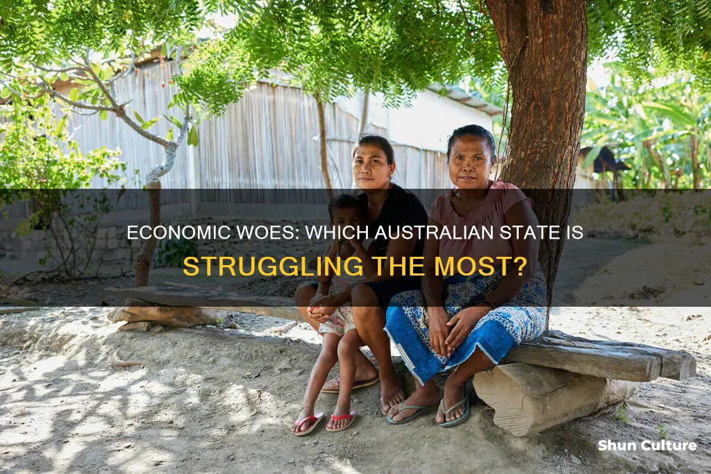 which australian state has the worst economy