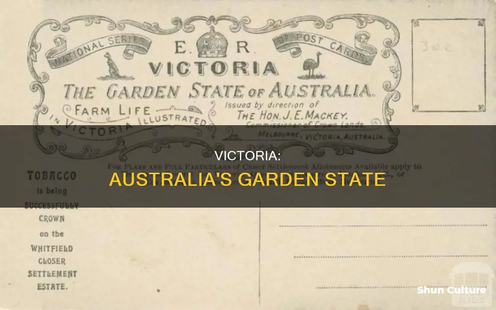 which australian state is known as the garden state