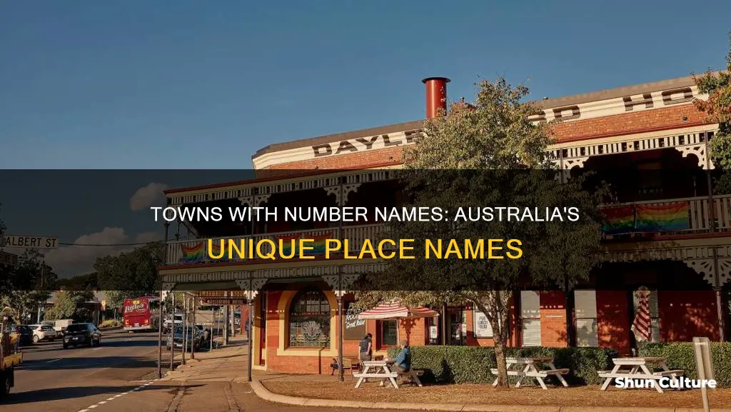 which australian town is named after a number