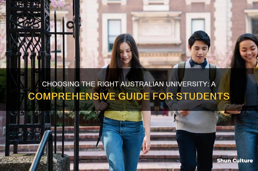 which australian university should I go to