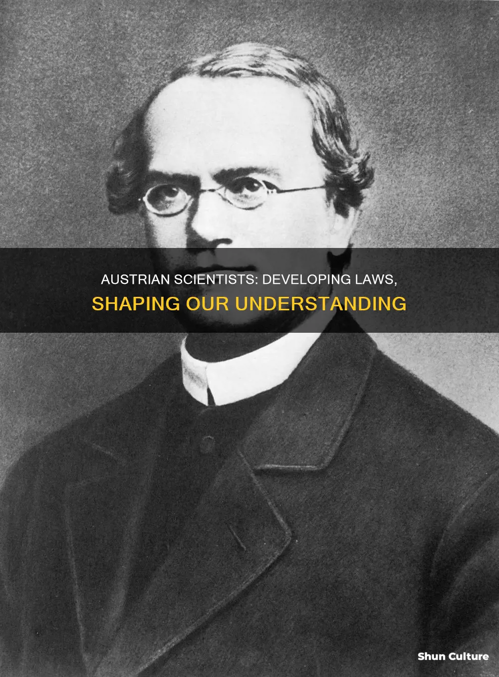 which austrian scientist developed laws