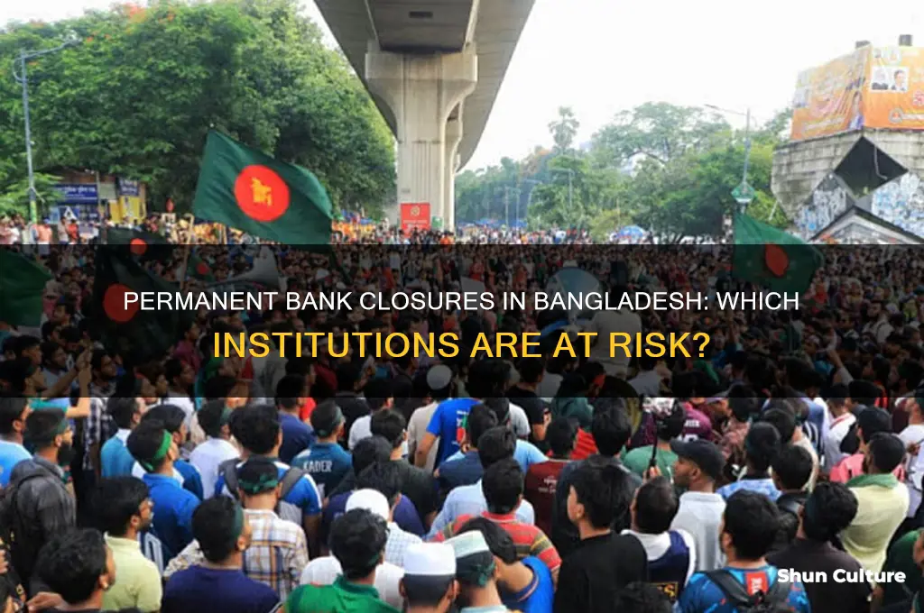 which bank will be closed permanently in bangladesh