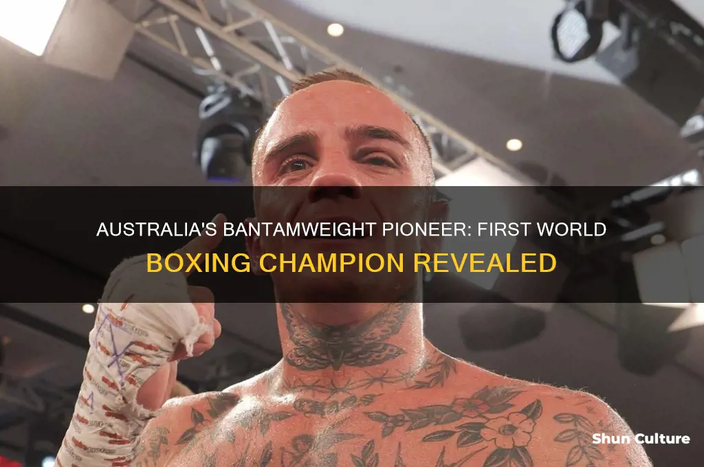 which bantamweight was the first australian world boxing champion