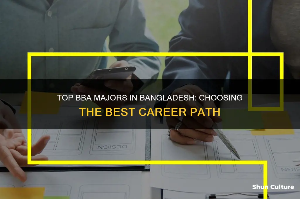 which bba major is best in bangladesh