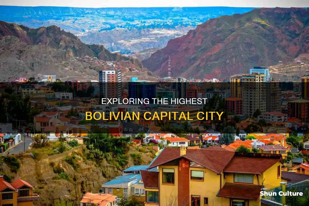 which bolivian capital is the highest