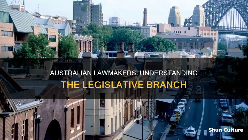 which branch of government makes laws in australia