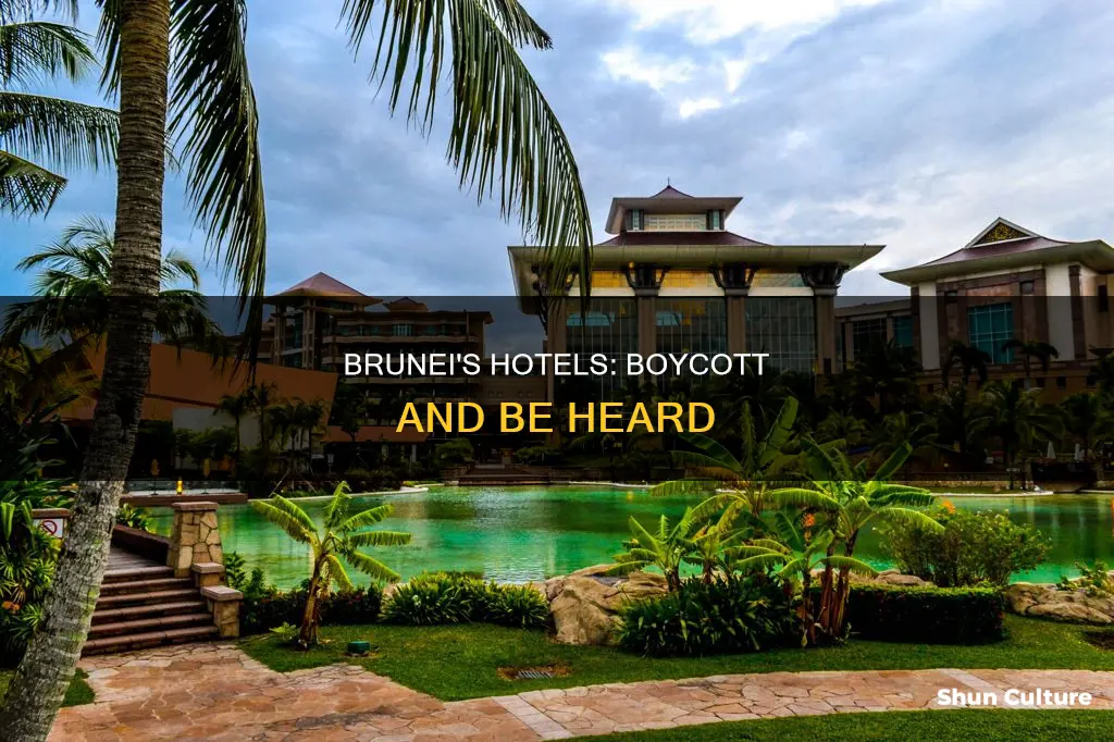 which brunei hotels to boycott