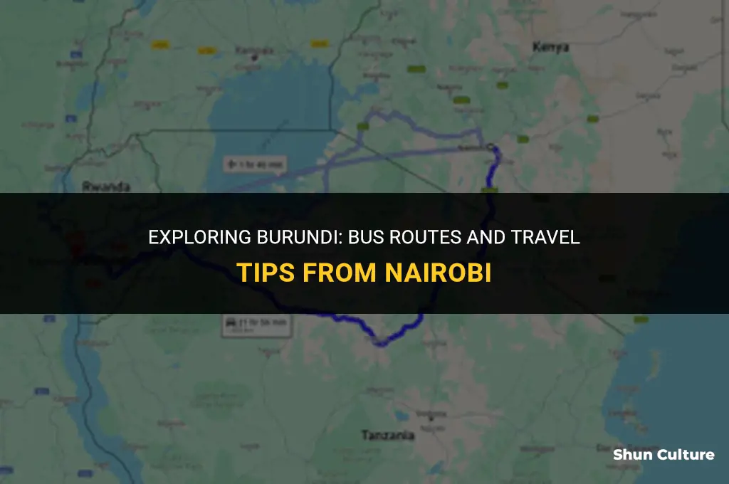 which buses go to burundi from nairobi