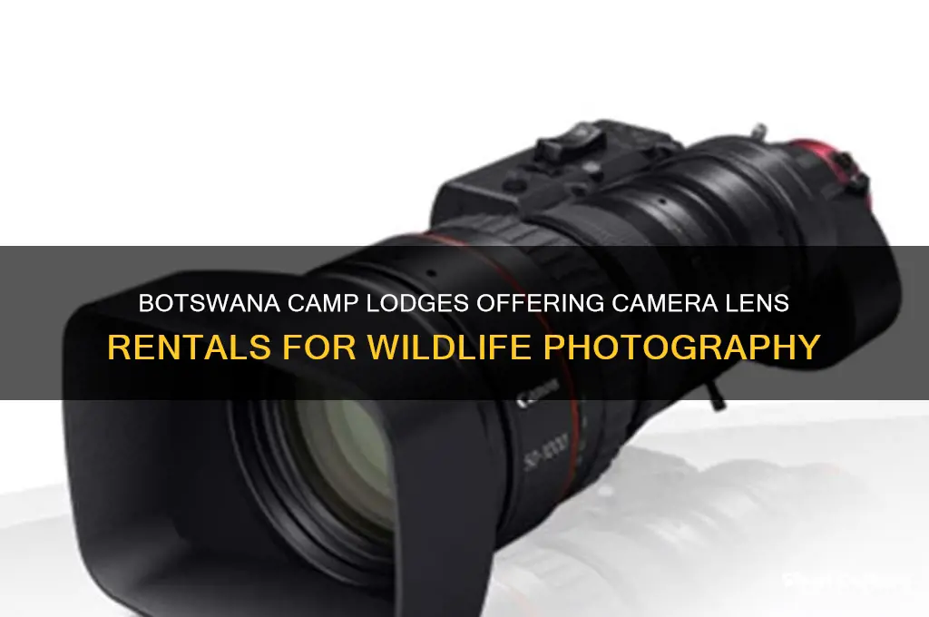 which camp lodges in botswana rentals out camera lens