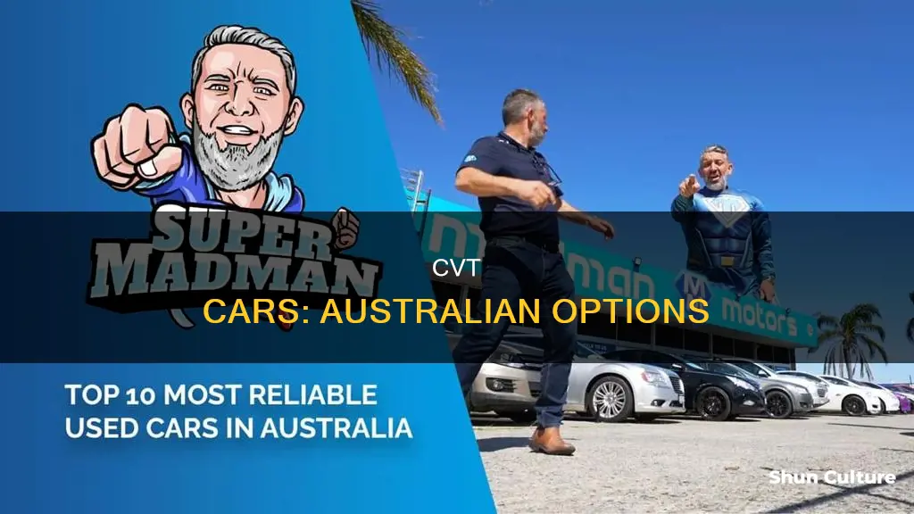 which cars have cvt transmission in australia