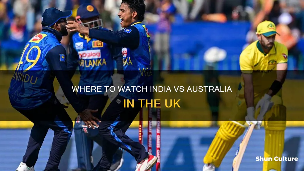 which channel is showing india vs australia in uk
