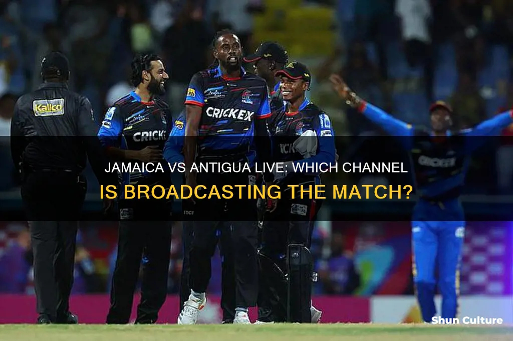 which channel showing jamaica vs antigua live match