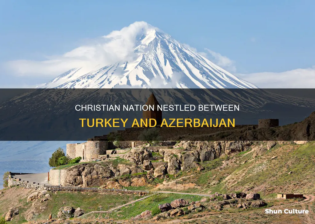 which christian nation lies between turkey and azerbaijan