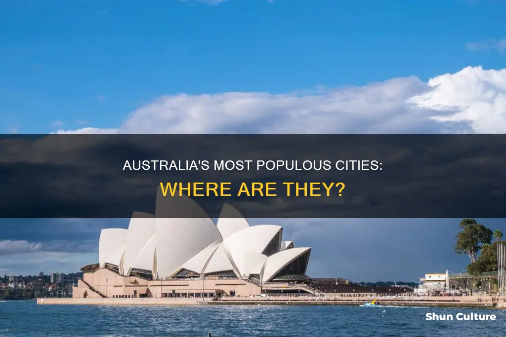 which cities in australia are heaviset populated