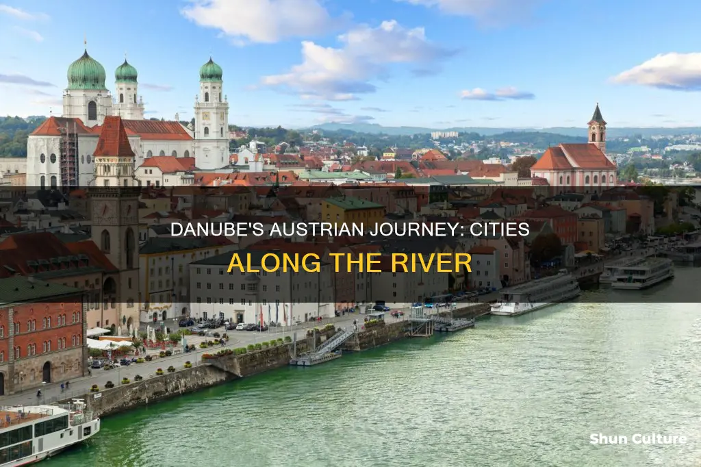 which cities in austria does the danube flow through