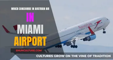 Miami Airport: Austrian Air Concourse Choice