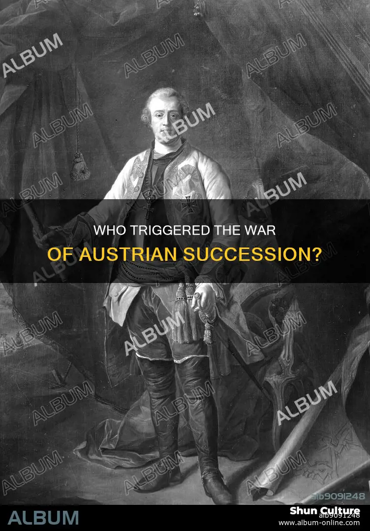 which conquest started the war of the austrian succession