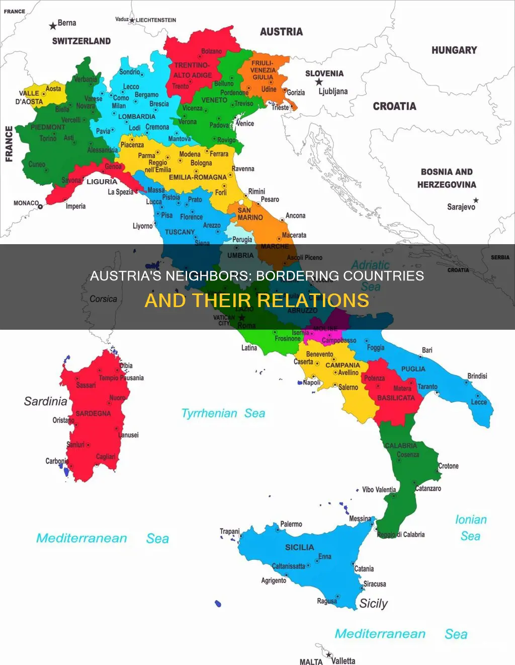 which countries are bordering austria