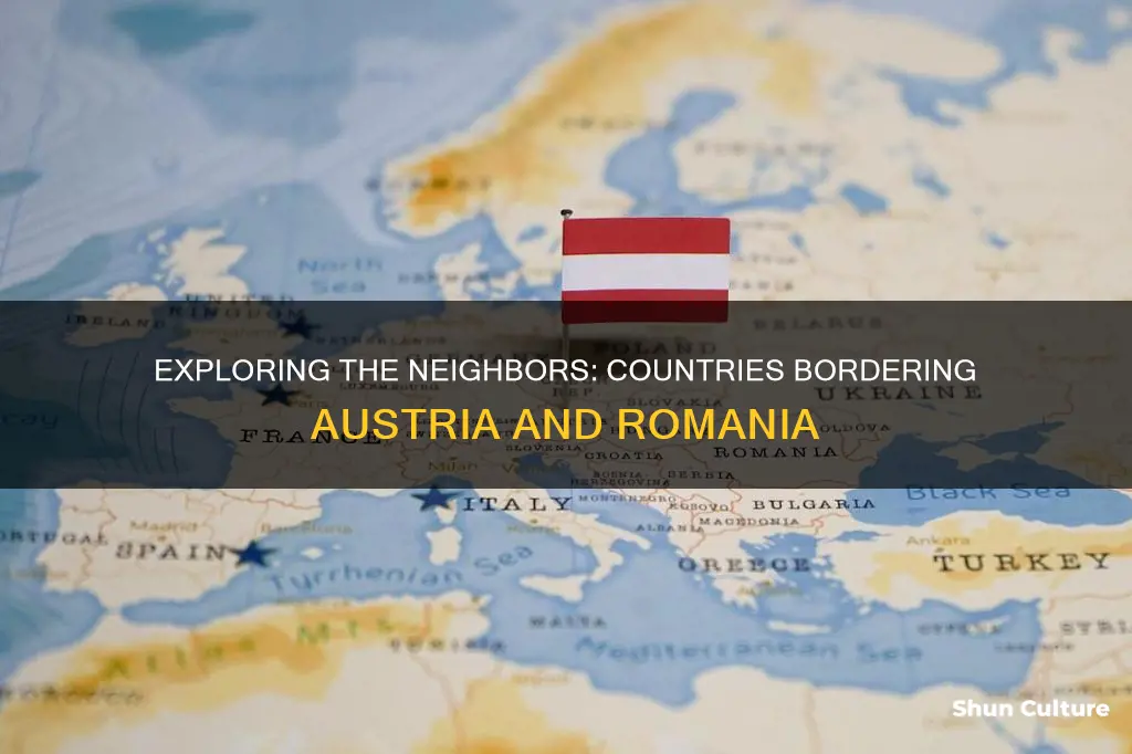 which countries border austria and romania