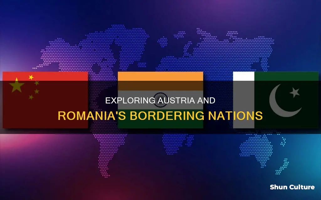which countries border austria and romania