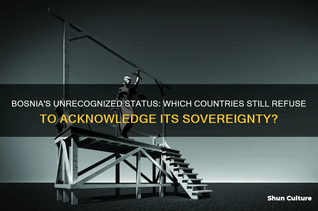 which countries do not recognize bosnia