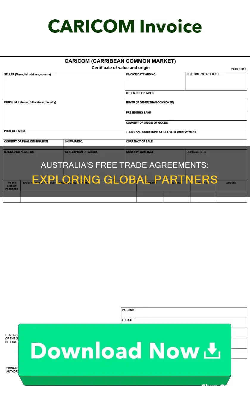 which countries does australia have free trade agreements with
