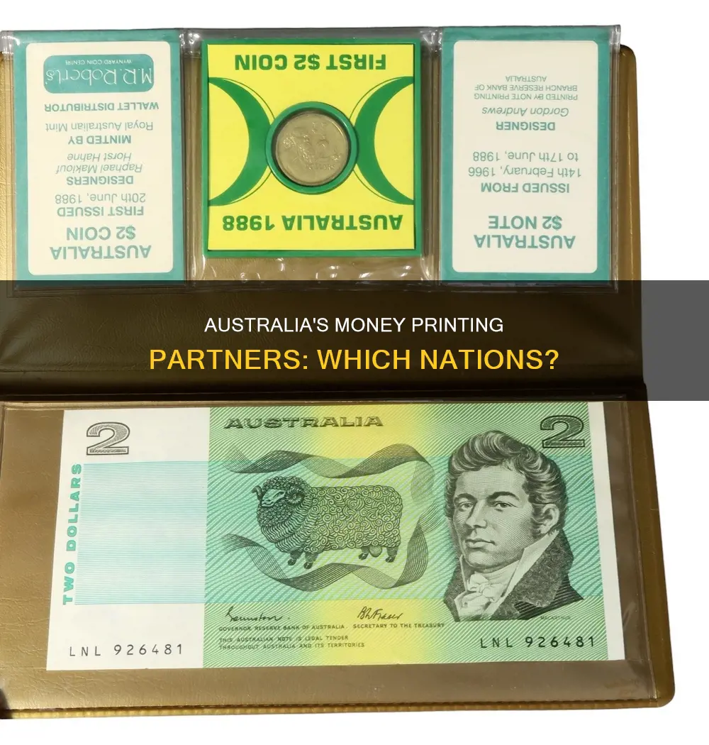 which countries does australia print money for