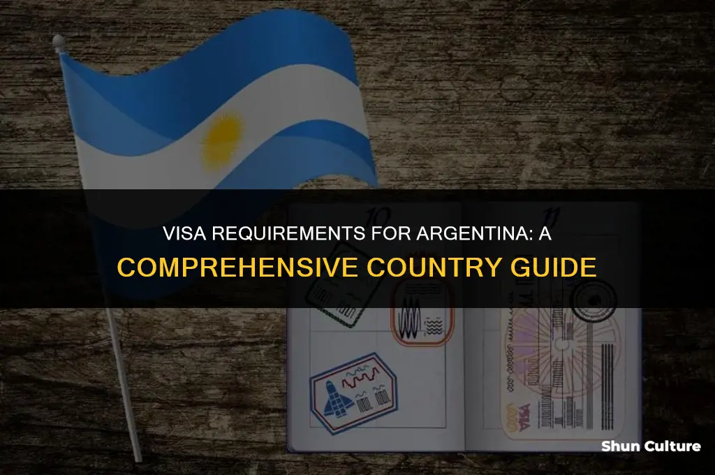 which countries need a visa for argentina