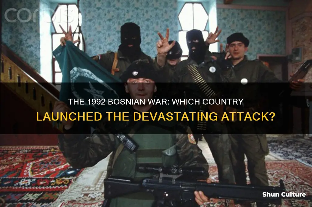 which country attacked bosnia in 1992