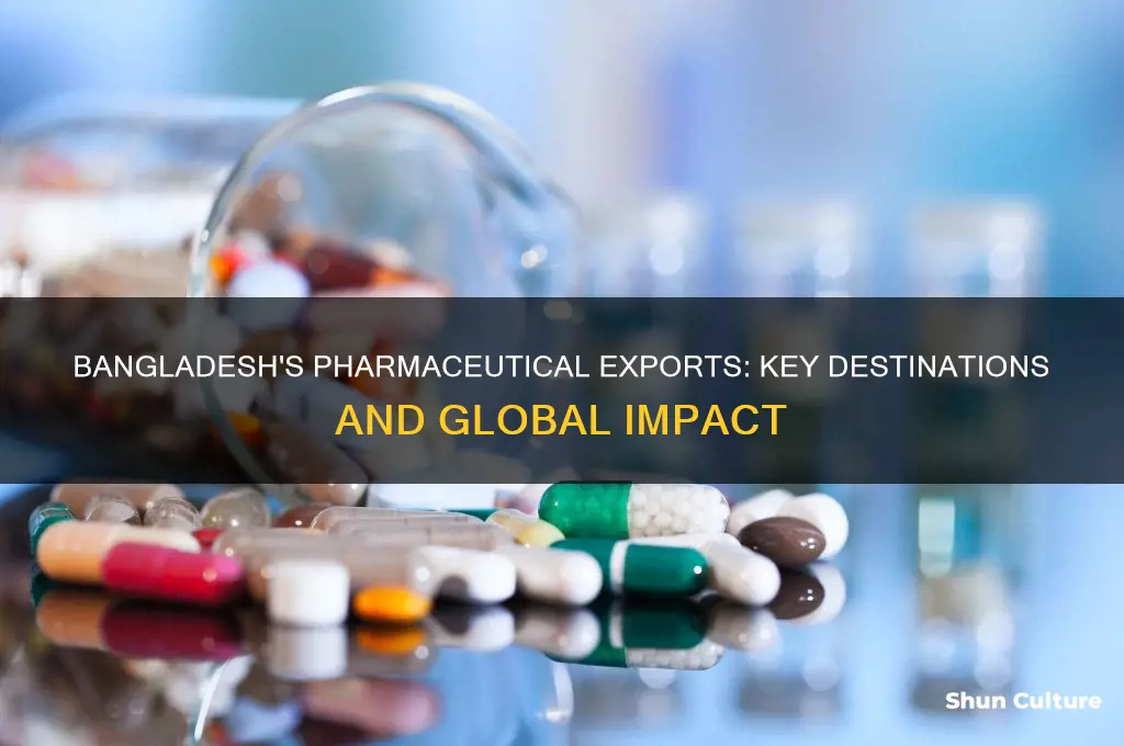 which country bangladesh export medicine