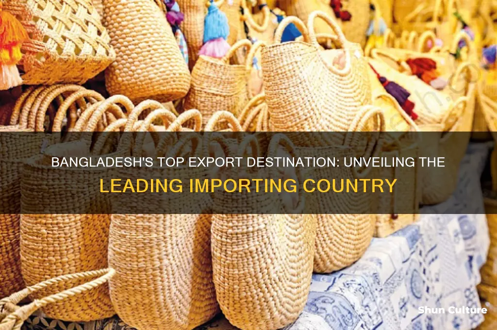 which country bangladesh export most