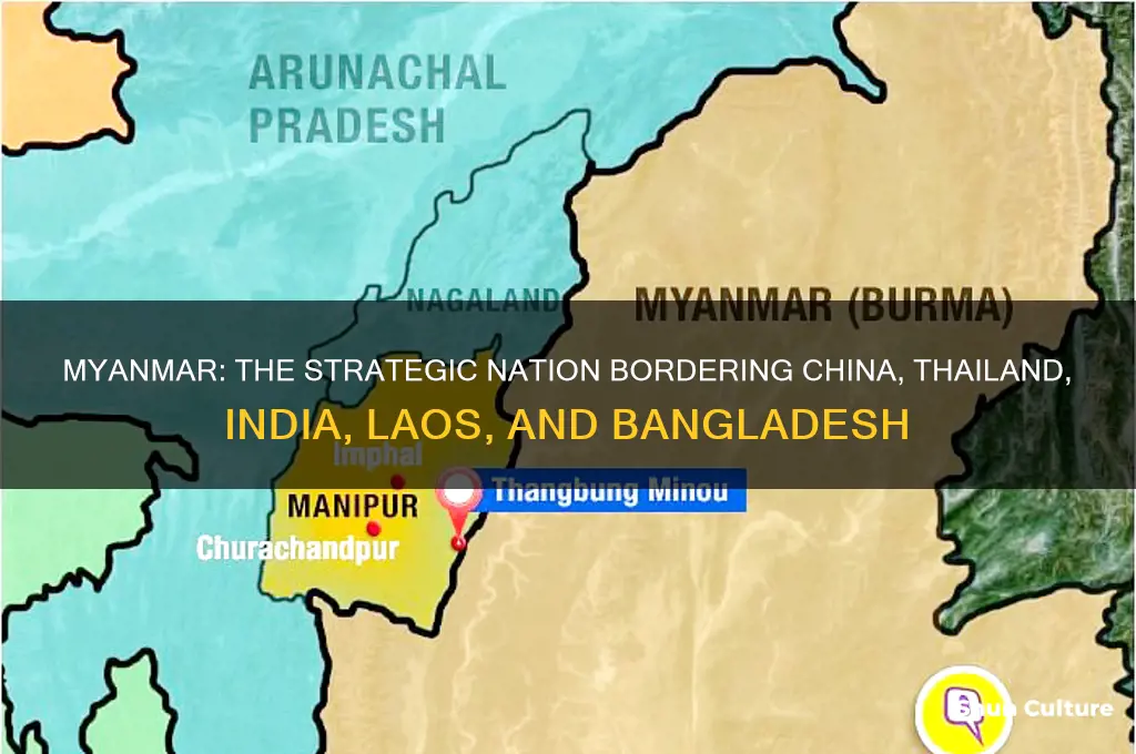 which country borders china thailand india laos and bangladesh