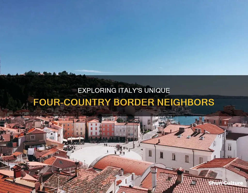 which country borders italy austria hungary and croatia