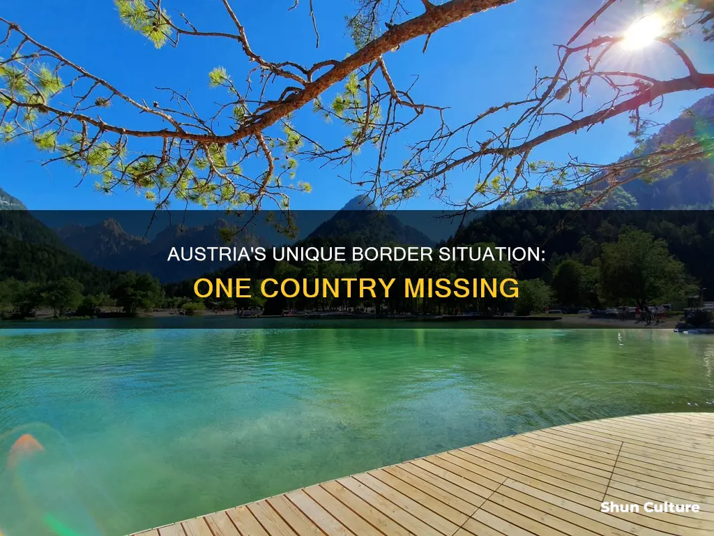 which country does austria not border