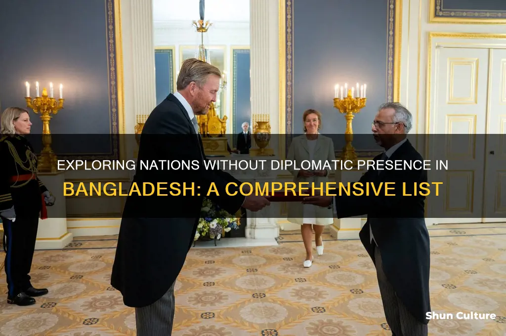 which country does not have an embassy in bangladesh