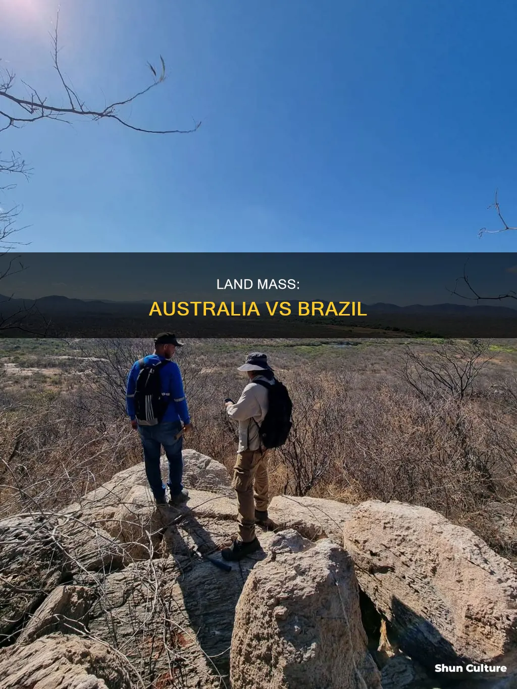 which country has a larger land area australia or brazil