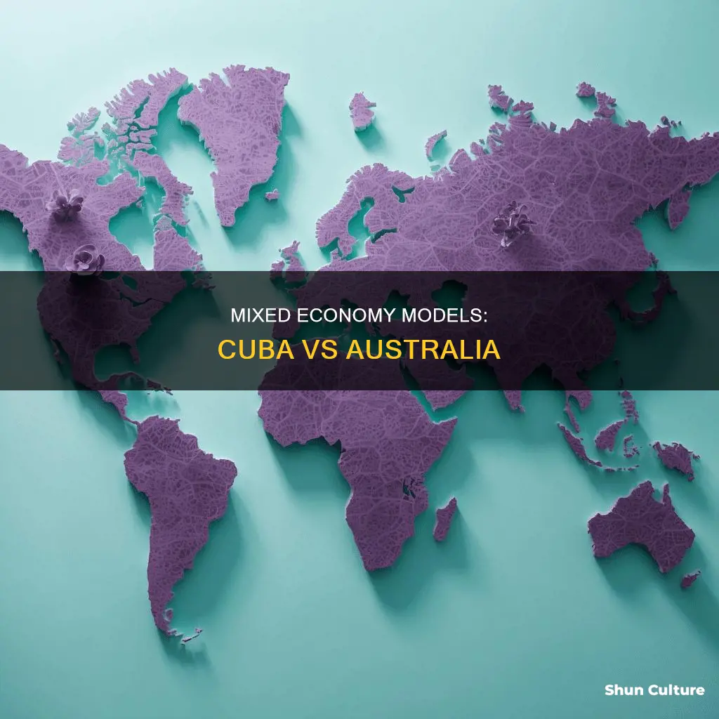 which country has had a strong mixed economy cuba australia