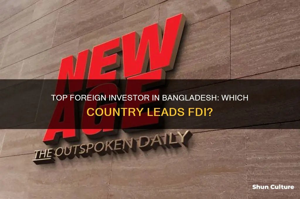 which country has highest fdi in bangladesh