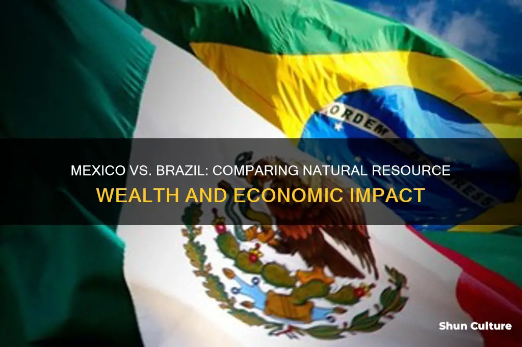 which country has more natural resources mexico or brazil