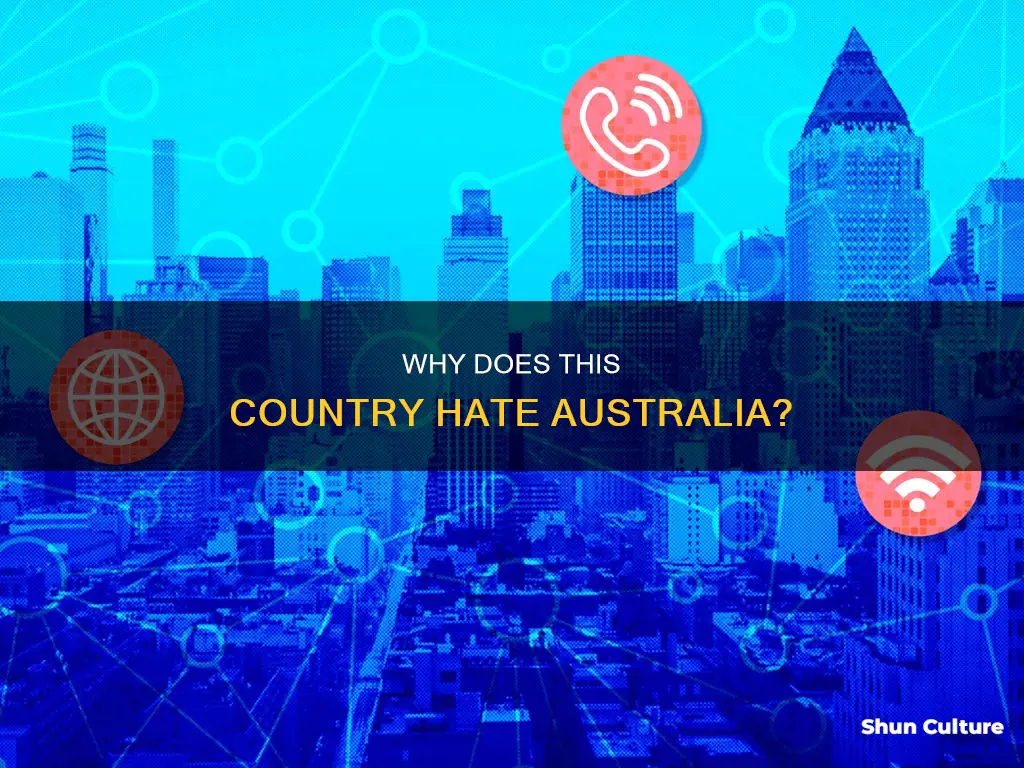 which country hates australia